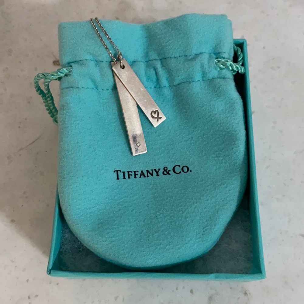 COPY - Tiffany diamond loving heart necklace